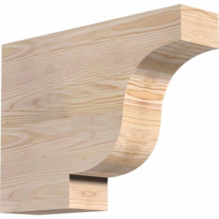 Ekena Millwork Newport Smooth Rafter Tail, Douglas Fir, 3 1/2"W x 12"H x 16"L RFT04X12X16NEW00SDF